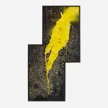 Ethan Greenbaum, Runoff, 2014, direct to substrate print on vacuum-formed PETG, spray enamel
