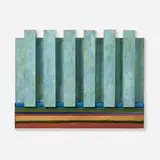 Robert Longo, Nostromo model, 1988, patinated copper, wood, wax, felt, lead
