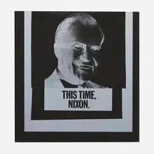 Cady Noland, Untitled (This Time, Nixon) (from the Printed Matter Photography Portfolio II: Landscapes), 1998, gelatin silver film negative