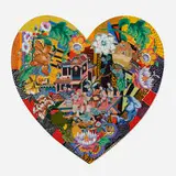 Miriam Schapiro, A Mandarin Heart, 1982, acrylic and fabric collage