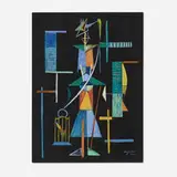 José Mijares, Untitled, 1950, tempera on paper
