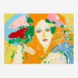 Walasse Ting, Want Me?, 1981, oil on canvas
