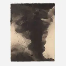 Joe Goode, Marion (TOR DR #50) (from the Tornado series), 1991, sumi ink on handmade paper