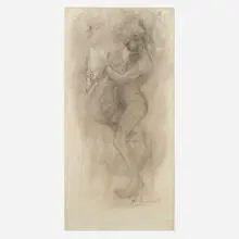 Dirk Bell, Untitled (Allegory), 2003, mixed media on paper