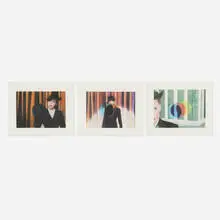 Mark Flores, Mr. Monotony (triptych), 2008, colored pencil on paper