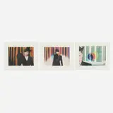Mark Flores, Mr. Monotony (triptych), 2008, colored pencil on paper