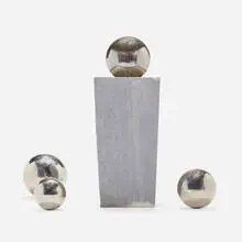 Michael Phelan, We do not remember days, We remember moments, 2005, stainless steel, fiberglass, plaster
