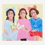 Stella Vine, Christina, Isabel, & Frida, 2005, acrylic on canvas