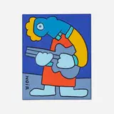 Thierry Noir, Mon solo a été magnifique. Et c’est grâce à mes nouvelles chaussures bleues
