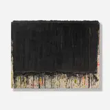Andrew Dadson, Black Lean Painting, 2013, oil on canvas