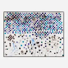 Dashiell Manley, Yet Untitled, 2013, gouache, ink, watercolor and mixed media on acrylic and canvas in artist's frame