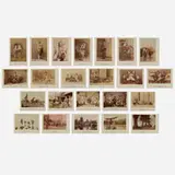 Kusakabe Kimbei, Group of twenty-three works, 1897, vintage hand-colored albumen print