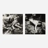 Hans Breder, Two works from Old Man's Creek, c. 1971, vintage gelatin silver print