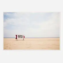 Steve Lambert, Sand Ocean Sky - The Commons, 2009, archival pigment print