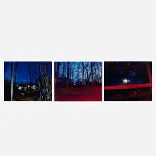 Miranda Lichtenstein, Three works from the Danbury Road series, 1997-98, C-print mounted to Sintra