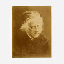 Julia Margaret Cameron, Sir John Herschel with Cap, 1867, albumen print