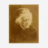 Julia Margaret Cameron, Sir John Herschel with Cap, 1867, albumen print