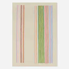 Gene Davis, Royal Curtain, 1980, screenprint in colors on Arches