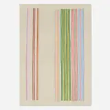 Gene Davis, Royal Curtain, 1980, screenprint in colors on Arches