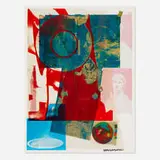 Robert Rauschenberg, Local Quarry One, 1968, offset lithograph in colors