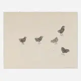 Kiki Smith, Little Chicks, 1998, etching