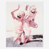 Yue Minjun, Untitled (Smile-ism No. 20), 2006, lithograph in colors