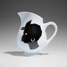 Untitled (Pitcher) by Kara Walker, 2014, glazed porcelain, sold Aug 2025