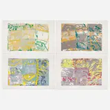 Walter Darby Bannard, Four works, 1980, lithograph in colors