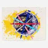 James Rosenquist, Echo Pale, 1975, lithograph and screenprint in colors on John Kohler handmade