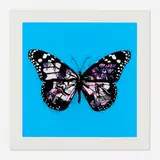 Martin Whatson, Butterfly (Purple), 2017, screenprint in colors