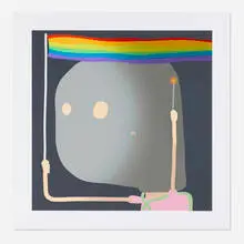 Oli Epp, Pride, 2019, screenprint in colors