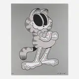 Coté Escrivá, Garfield, screenprint in colors