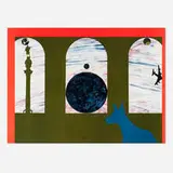 Billy Al Bengston, Untitled (from the Columbus: In Search of a New Tomorrow portfolio), 1988, lithograph in colors