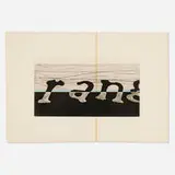 Richard Tuttle, Light on Water (A), 2003, etching and aquatint in colors with offset lithograph on Richard de Bas