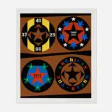Robert Indiana, Untitled (from the American Dream portfolio), 1997, screenprint in colors