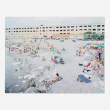 Massimo Vitali, Marina di Massa (from the Landscapes with Figures portfolio), 2006, offset lithograph in colors