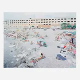 Massimo Vitali, Marina di Massa (from the Landscapes with Figures portfolio), 2006, offset lithograph in colors