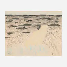 Milton Avery, Sand Spit, 1957, watercolor on paper