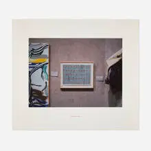 Conditions of Sale by Louise Lawler, 1990, Cibachrome with printed mat, sold Jul 2025