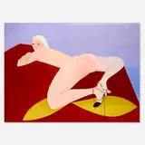 Sofia Mitsola, Clack Clack Rococo, 2019, oil on canvas