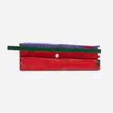 Sam Gilliam, Tricolor Trinity Study 4, 2009, paint on found wood construction