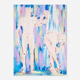 Salomé, Shower, 1988, acrylic on canvas