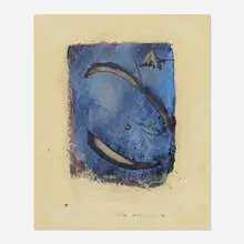 Untitled by Lita Albuquerque, 1986, mixed media on vellum, sold Jul 2025