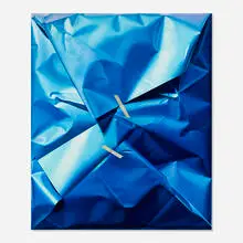 Yrjo Edelmann, Packed Picasso Blue Period V, 1987, oil on canvas