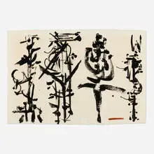David Smith, Untitled, 1959, ink on A. Millbourn & Co. handmade paper