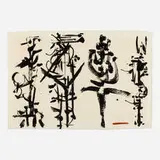 David Smith, Untitled, 1959, ink on A. Millbourn & Co. handmade paper