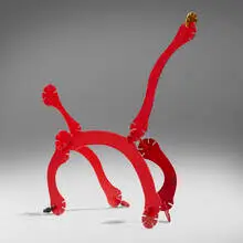 Ernesto Neto, Mathematical Howl, 2010, expanded polyvinyl chloride in 14 parts