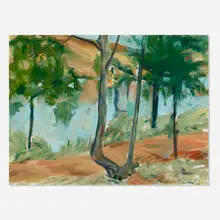 Elaine de Kooning, Callicoon Woods, 1964, oil on canvas