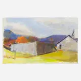 Wolf Kahn, On a Ridge in Vermont, 1997-99, pastel on paper