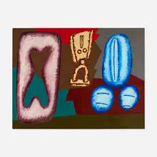 William Brice, Untitled, 1981, oil on canvas